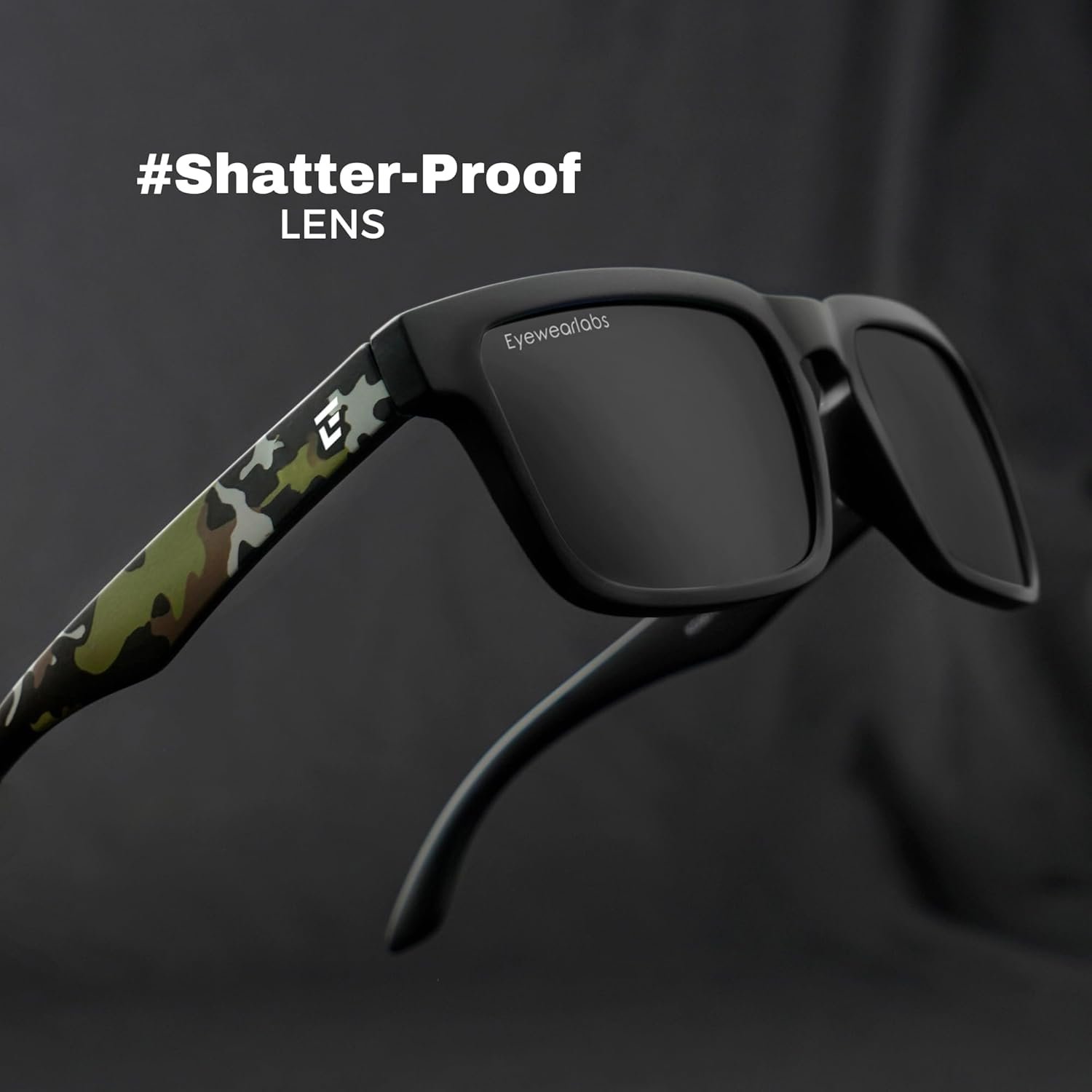 Eyewearlabs OKNO | Polarized Full Rim Rectangular Branded Stylish Sunglasses For Men & Women | 100% UV Protection Shades | Cricket Sports Cycling Driving | Medium | Outlaws - Image 5