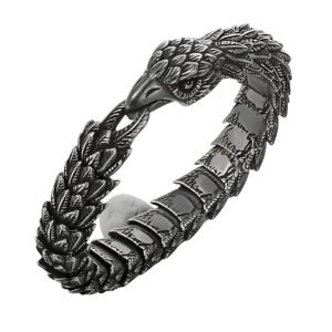THE MEN THING Premium Men’s Pure Titanium Steel Bracelets Collection – (8 inch)