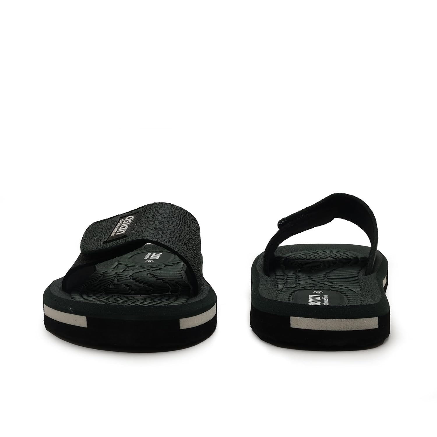 ASIAN Men’s AFG-707 EVA Ortho Slippers | Orthocushion Pain Relief Slides with Soft Strap | Lightweight Slides for Daily Use - Image 3