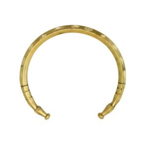REMEDYWALA Energized Ashtadhatu Kada – Faceted Design Kada | Free Size Adjustable Metal bangle