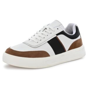 Blue Leather By Centrino Sneaker for Men | Lightweight & Comfortable | Stylish Lace-Up Casual Footwear with Cushioned Insole | Perfect for Versatile Outfits (4041)