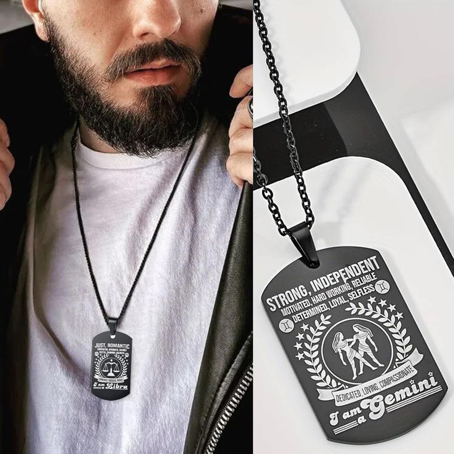 Young & Forever Gift Men's Stainless Steel Cross Pendant Lord's Prayer Gold Silver Black Stainless Steel Necklace Bible Verse for Men or Women - Image 5