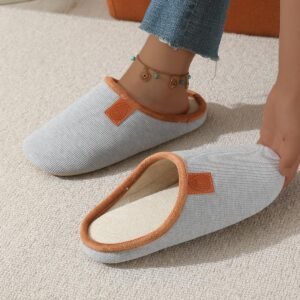 DRUNKEN Slippers For Men Winter Sandals Casual Flats Home Footwear Man Girls Sliders Flip Flops Chappals Ladies Clogs Sleeper Slides Stylish Ortho Soft (Color: Green, Size: 3-4 UK)