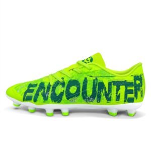 Nivia Encounter Retro Football Studs for Men, 3D Embossed TPU Upper, High Shear TPU Sole, Excellent Grip & Stability, Ideal for Soft & Hard Grassy Ground Surfaces
