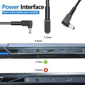 WISTAR 330W AC Charger for Acer Predator Helios 18 16 15 PH18-71 PHN16-71 PH16-71 PH3D15 Predator Triton 17 X PTX17-71 Nitro 17 16 15 AN17-51 AN17-41 AN16-41 A20-330P1A Laptop Power Adapter