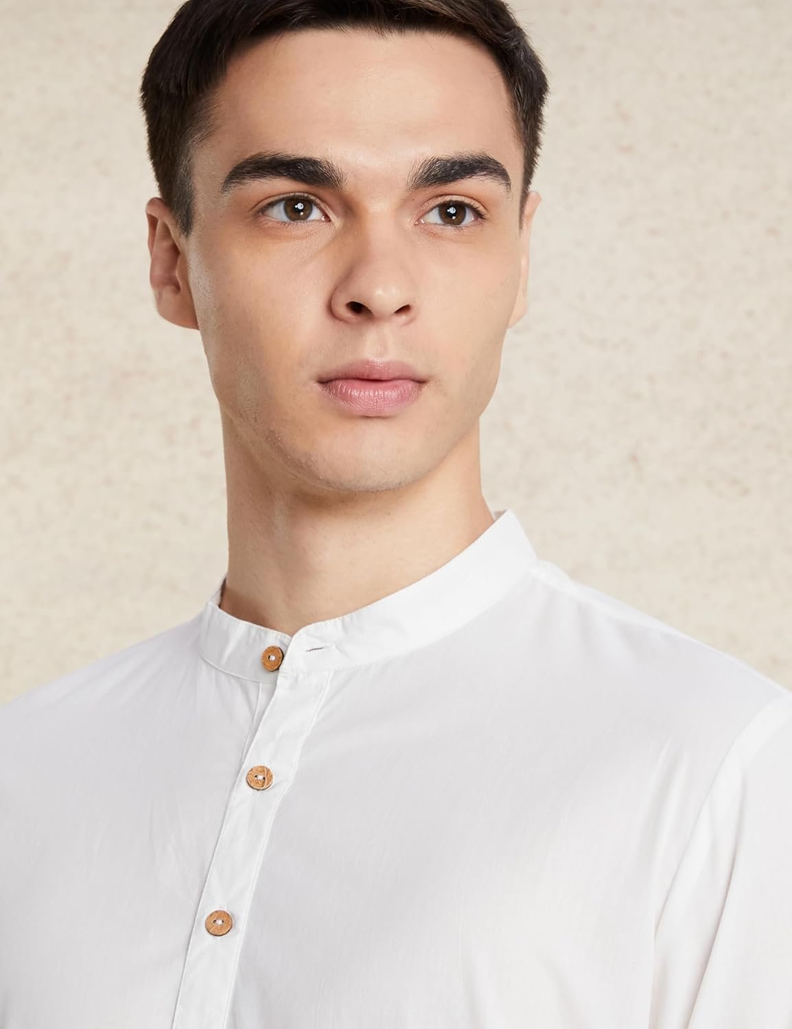 Amazon Brand - Symbol Men's 100% Cotton Solid Long Length and Pant Set |Casual |Regular Fit - 2pcs (Available in Plus Sizes) - Image 5