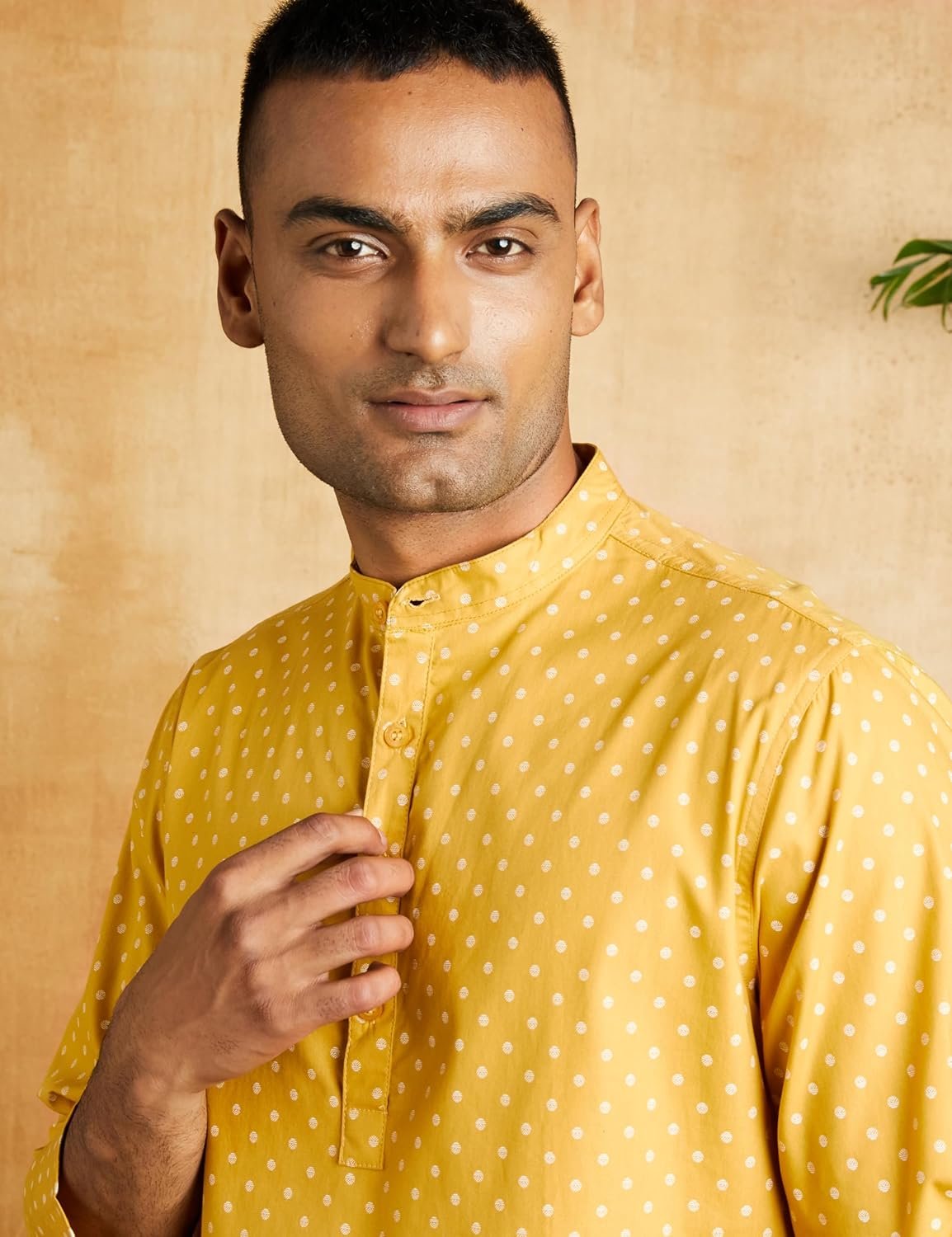 Amazon Brand - Symbol Men Cotton Printed Long Kurta (Regular Fit) - Image 4