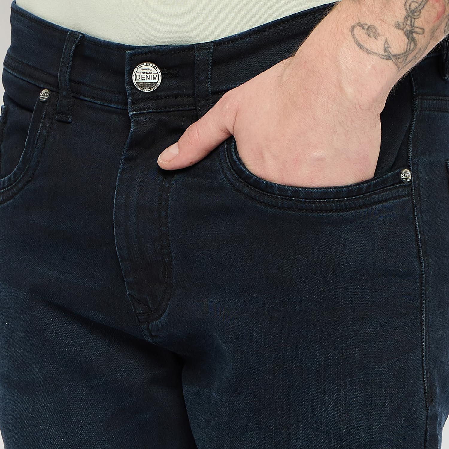 Duke Men's Slim Jeans - Image 6