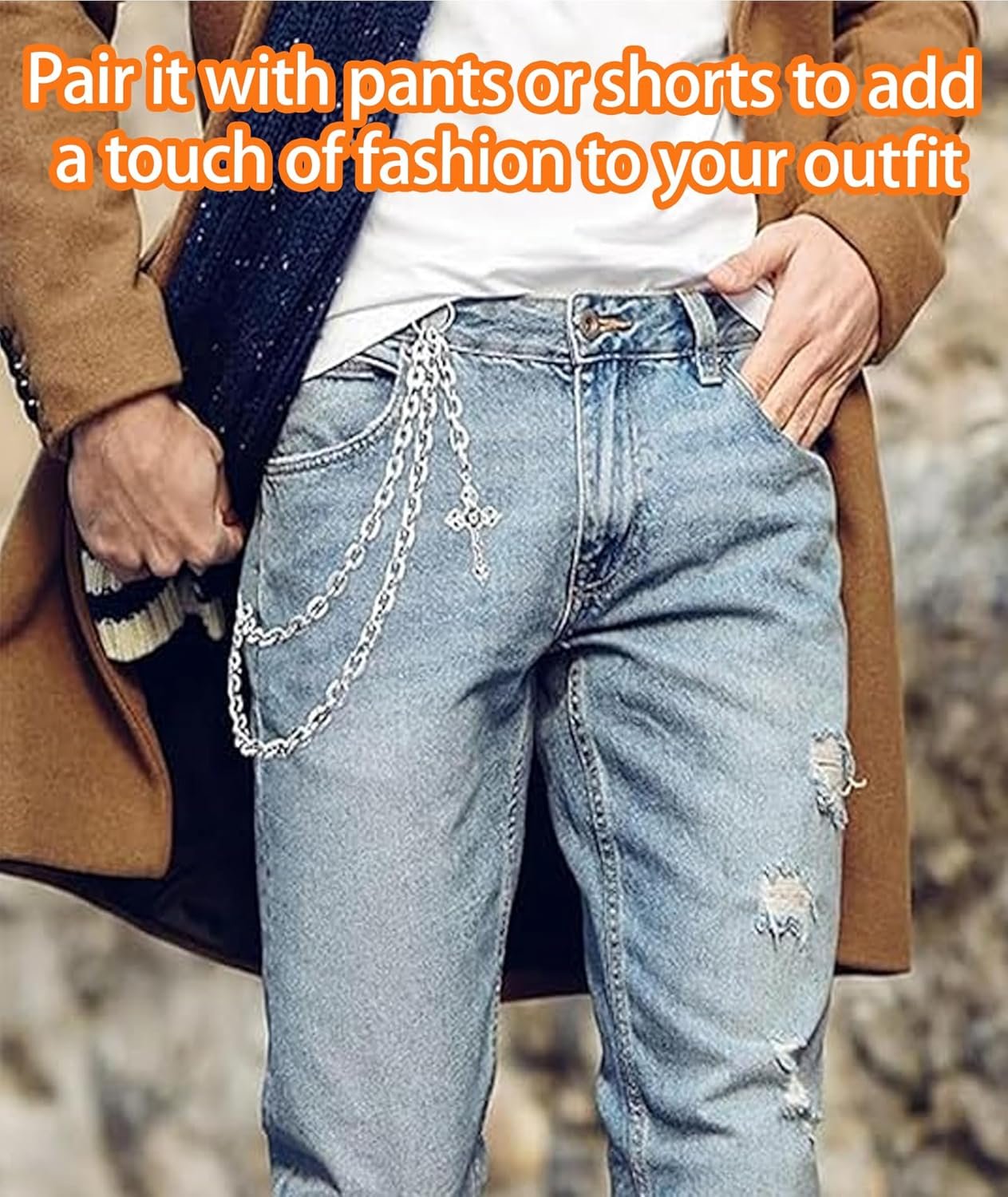 Jeans Chain, Stylish Waist Chain for Women, Fashion Body Jewelry Accessory for Casual Outings and Stage Performances - Image 5