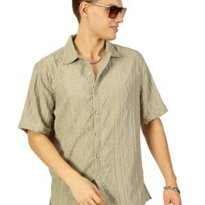 Thomas Scott Men’s Cotton Regular Fit Premium Semi-Sheer Casual Shirt
