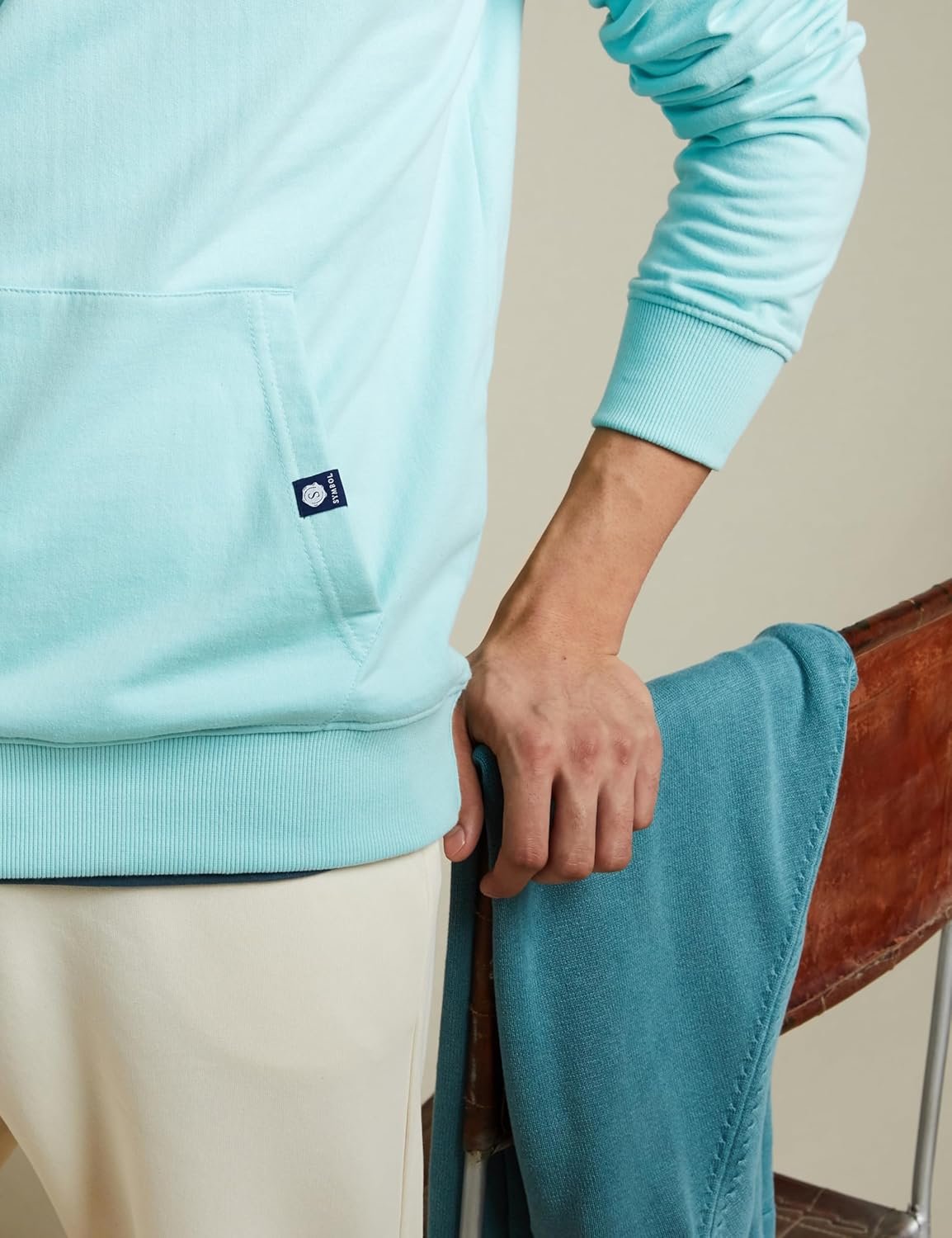 Amazon Brand - Symbol Men Cotton Rich Light Weight Crew Neck Sweatshirt (Regular Fit) (Available in Plus Sizes) - Image 5