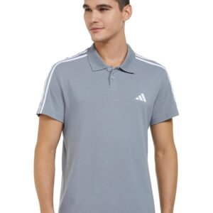 adidas Men’s 100% Cotton Regular Fit Polo T-Shirt